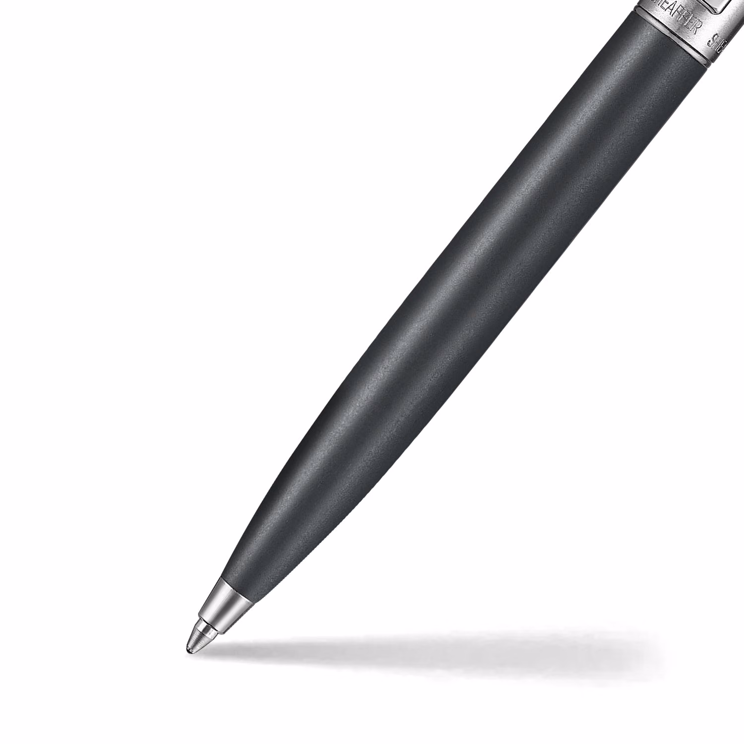 Sheaffer Sentinel Sentinel Metal Matte Black Barrel Brished Chrome Cap Chrome Trims Ballpoint image 2