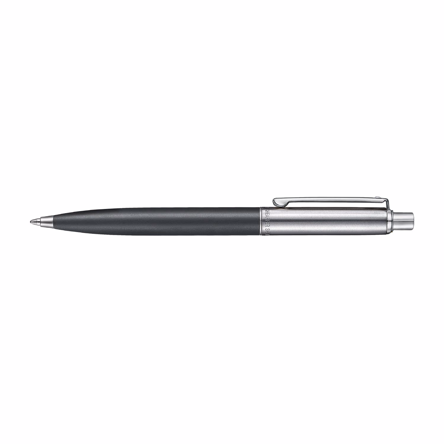 Sheaffer Sentinel Sentinel Metal Matte Black Barrel Brished Chrome Cap Chrome Trims Ballpoint - Sentinel Metal Matte Black Barrel Brished Chrome Cap Chrome Trims