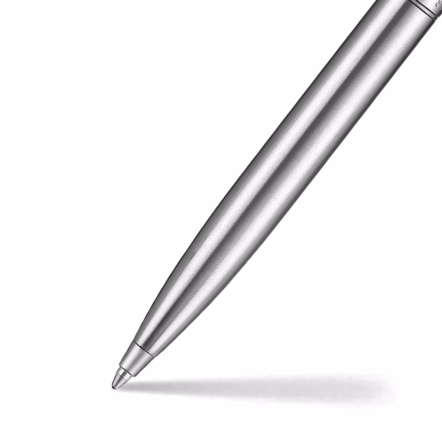 Sheaffer Sentinel Metal 330 Brushed Chrome Ballpoint Pen with Chrome Trims image 2