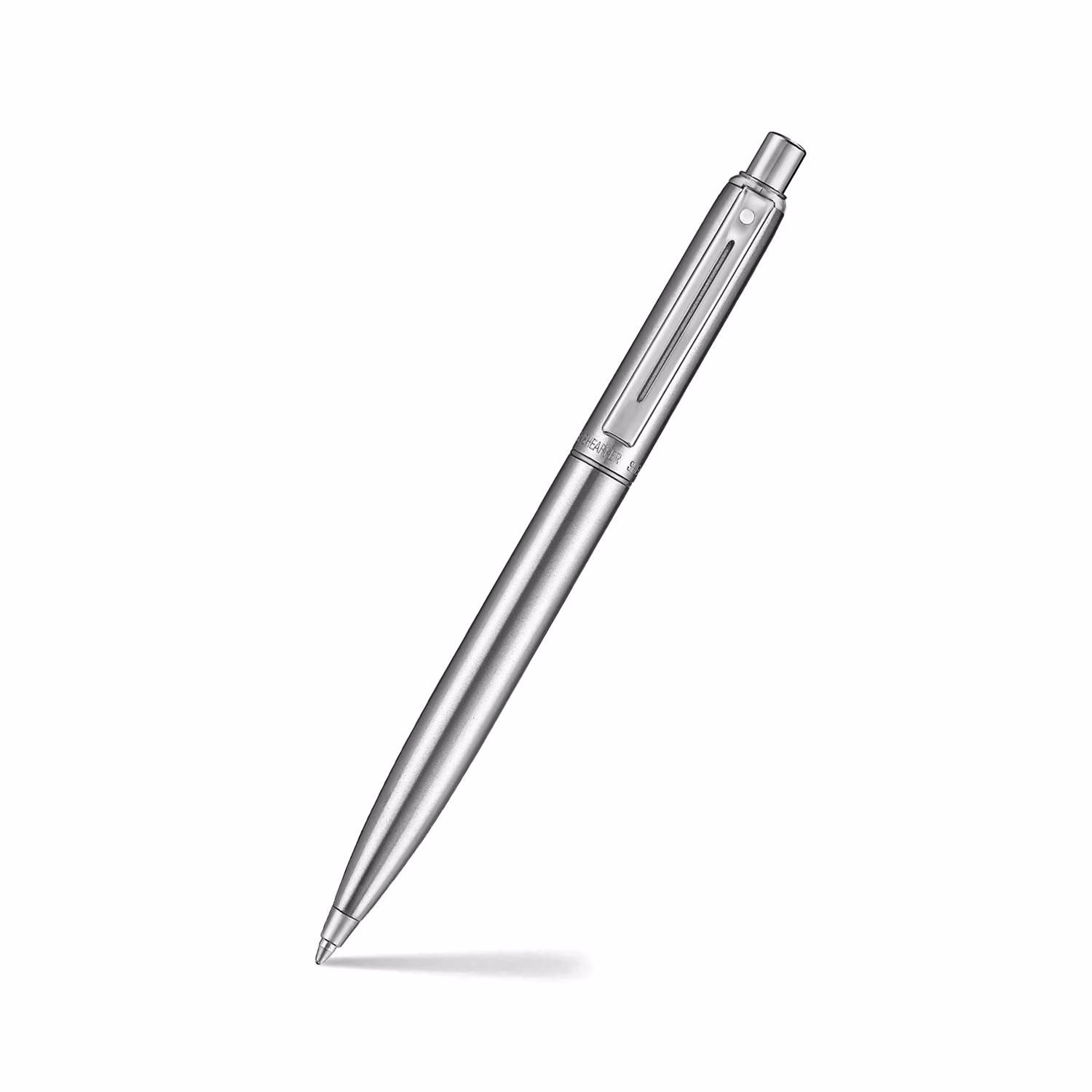 Sheaffer Sentinel Metal 330 Brushed Chrome Ballpoint Pen with Chrome Trims image 1
