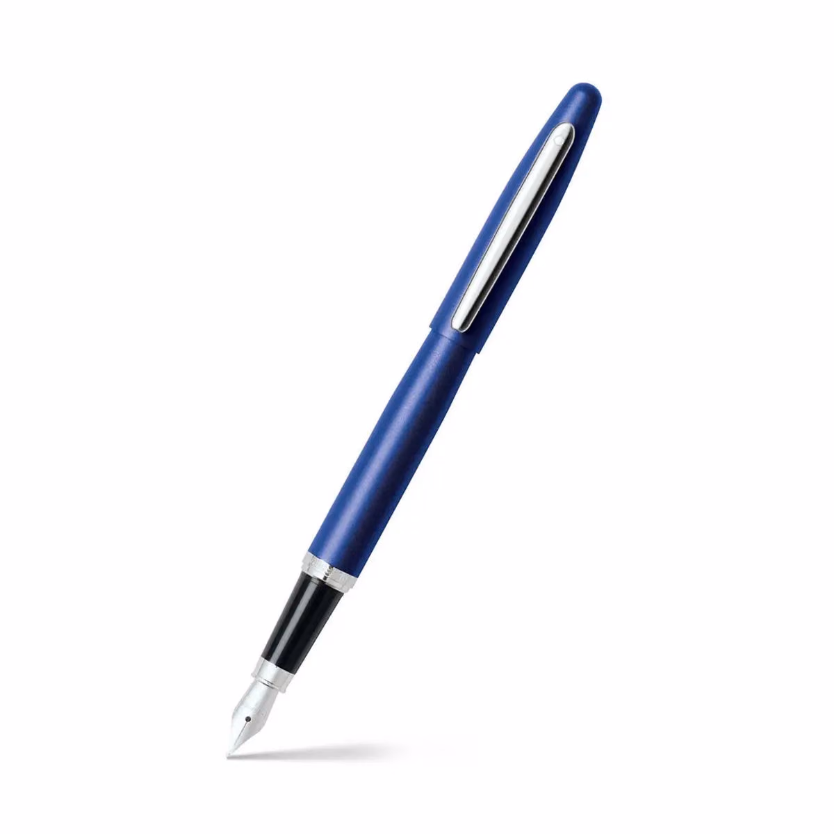 Sheaffer VFM Neon Blue Fountain Pen With Chrome Trims - Medium image 1