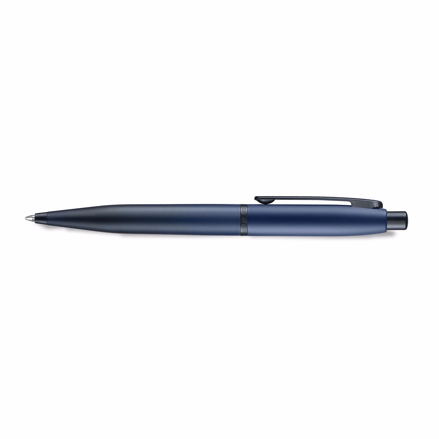 Sheaffer VFM 9429 Matte Blue Ballpoint Pen with Matte Black Trims image 3
