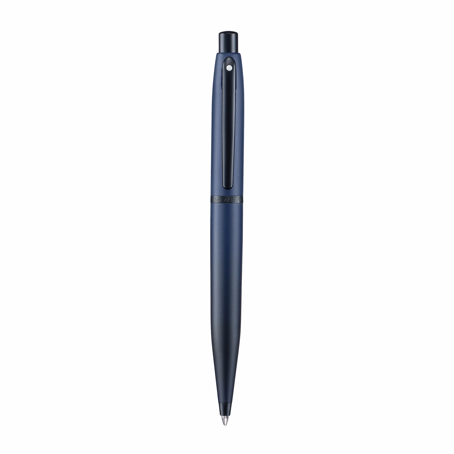 Sheaffer VFM 9429 Matte Blue Ballpoint Pen with Matte Black Trims image 4