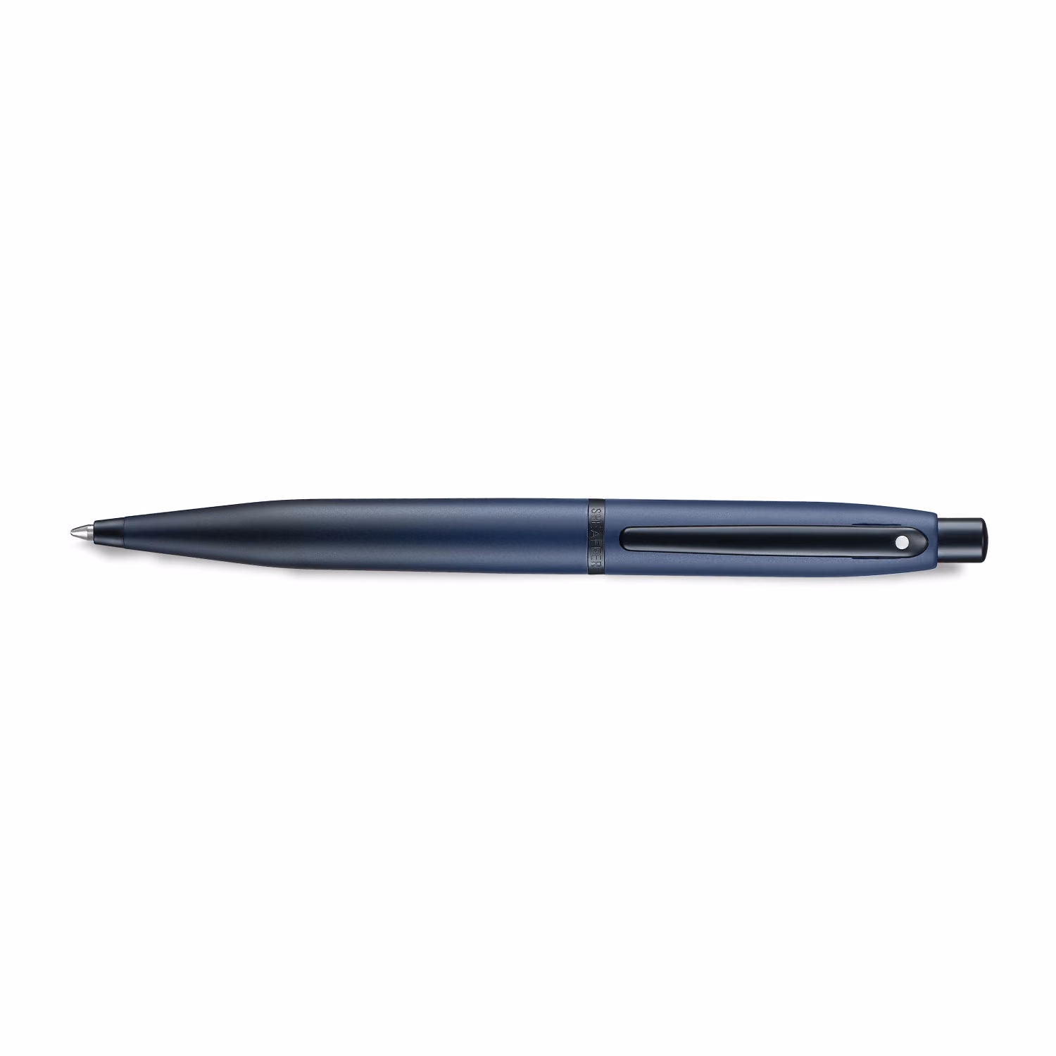 Sheaffer VFM 9429 Matte Blue Ballpoint Pen with Matte Black Trims - Gradient blue in matte finish with matte black trims