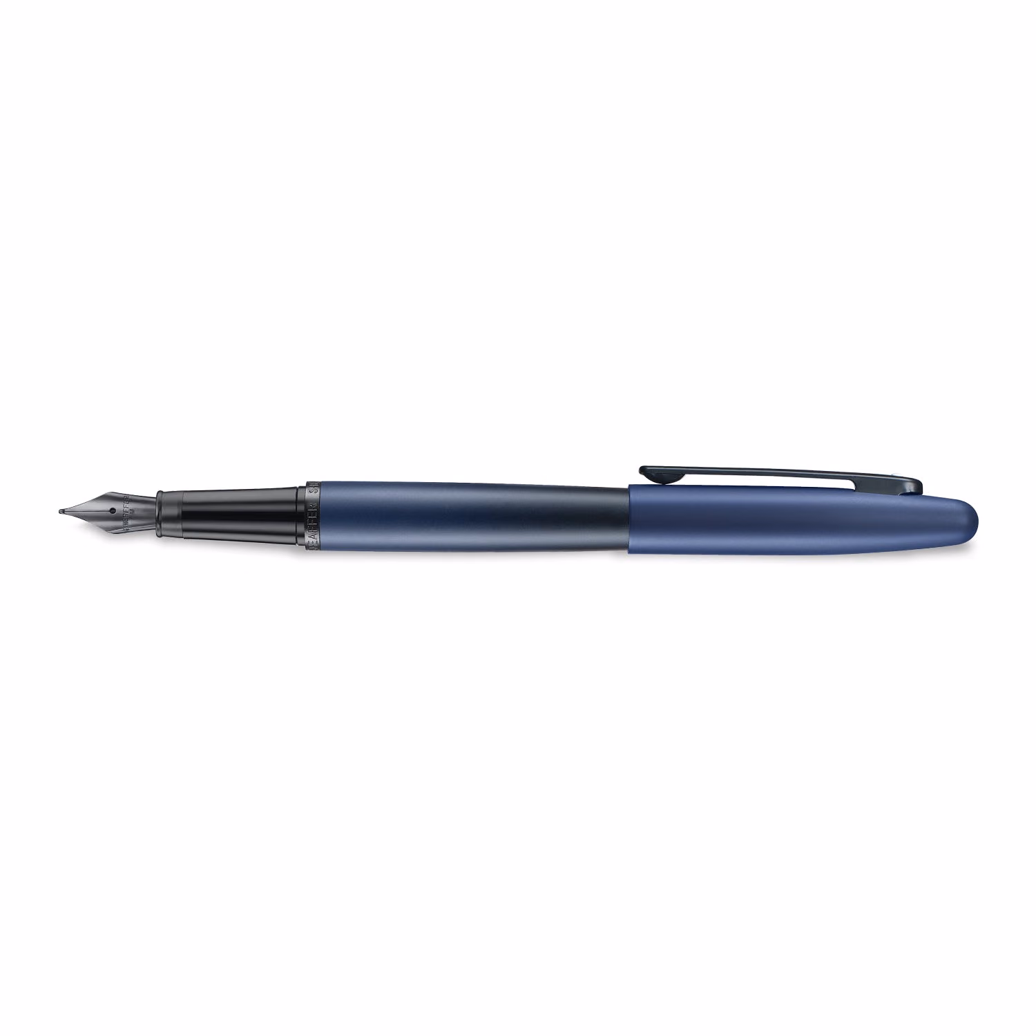 Sheaffer VFM 9429 Matte Blue Fountain Pen with Matte Black Trims image 3