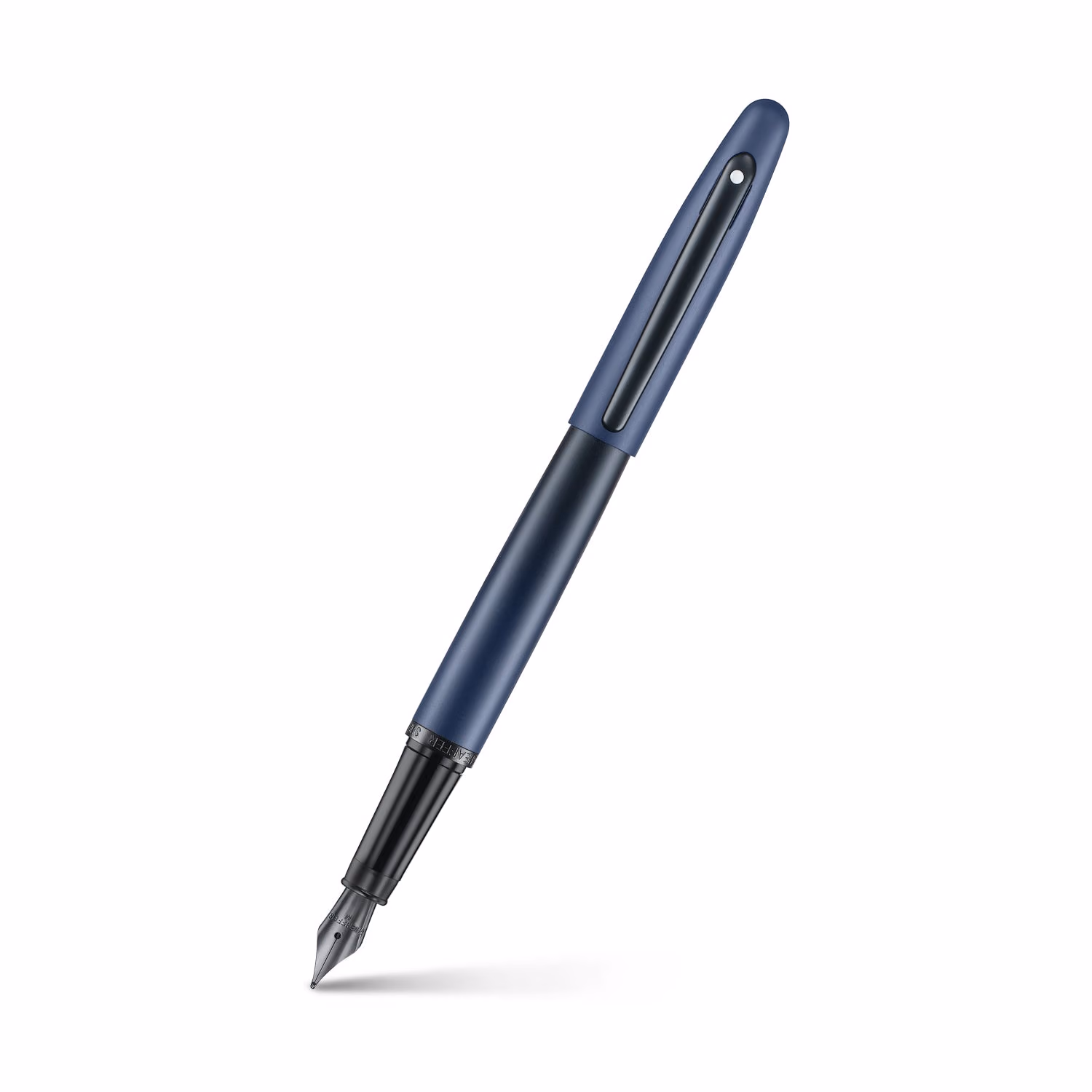 Sheaffer VFM 9429 Matte Blue Fountain Pen with Matte Black Trims image 1