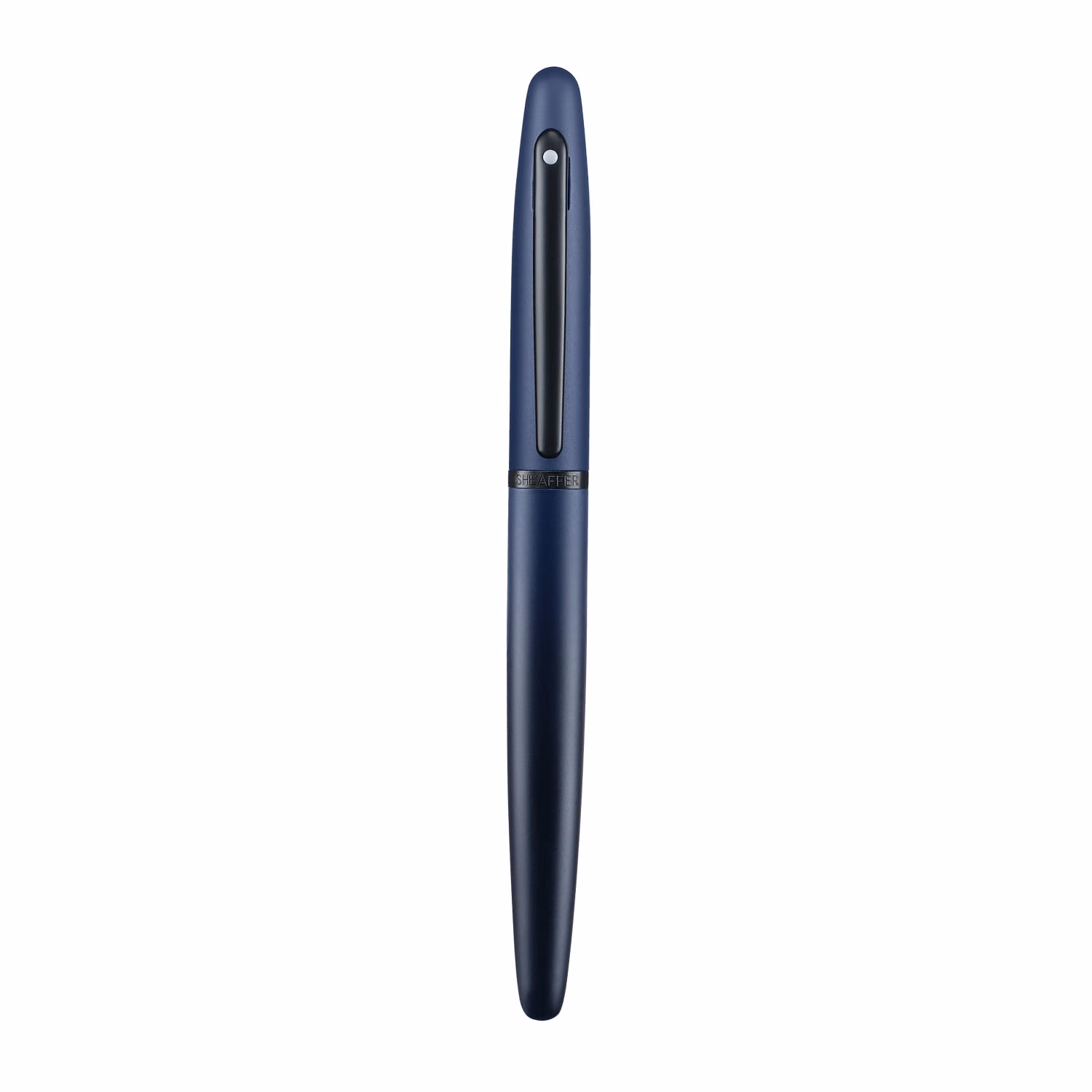 Sheaffer VFM 9429 Matte Blue Rollerball Pen with Matte Black Trims image 4
