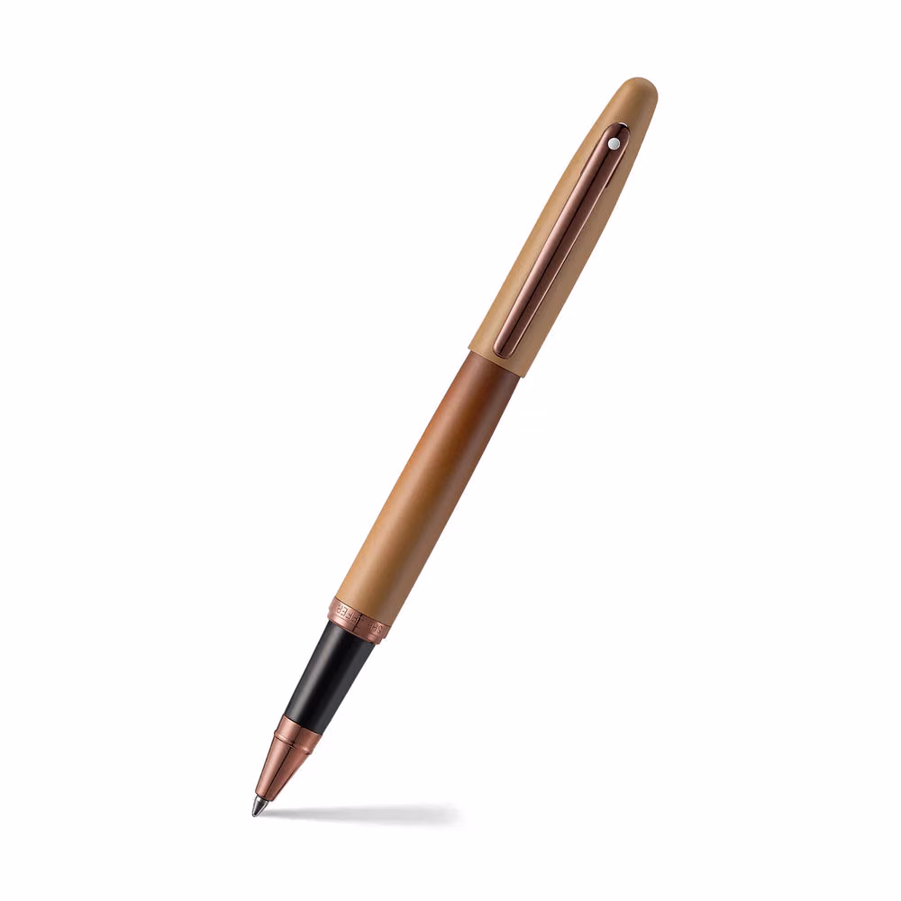 Sheaffer VFM 9428 Coffee Edition Matt Brown Rollerball Pen with Regal Brown PVD Trims image 1