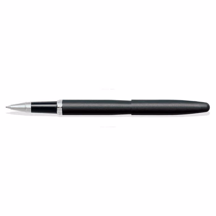Sheaffer VFM Matte Black Rollerball Pen With Chrome Trims - Matte Black featuring Chrome-plated trims