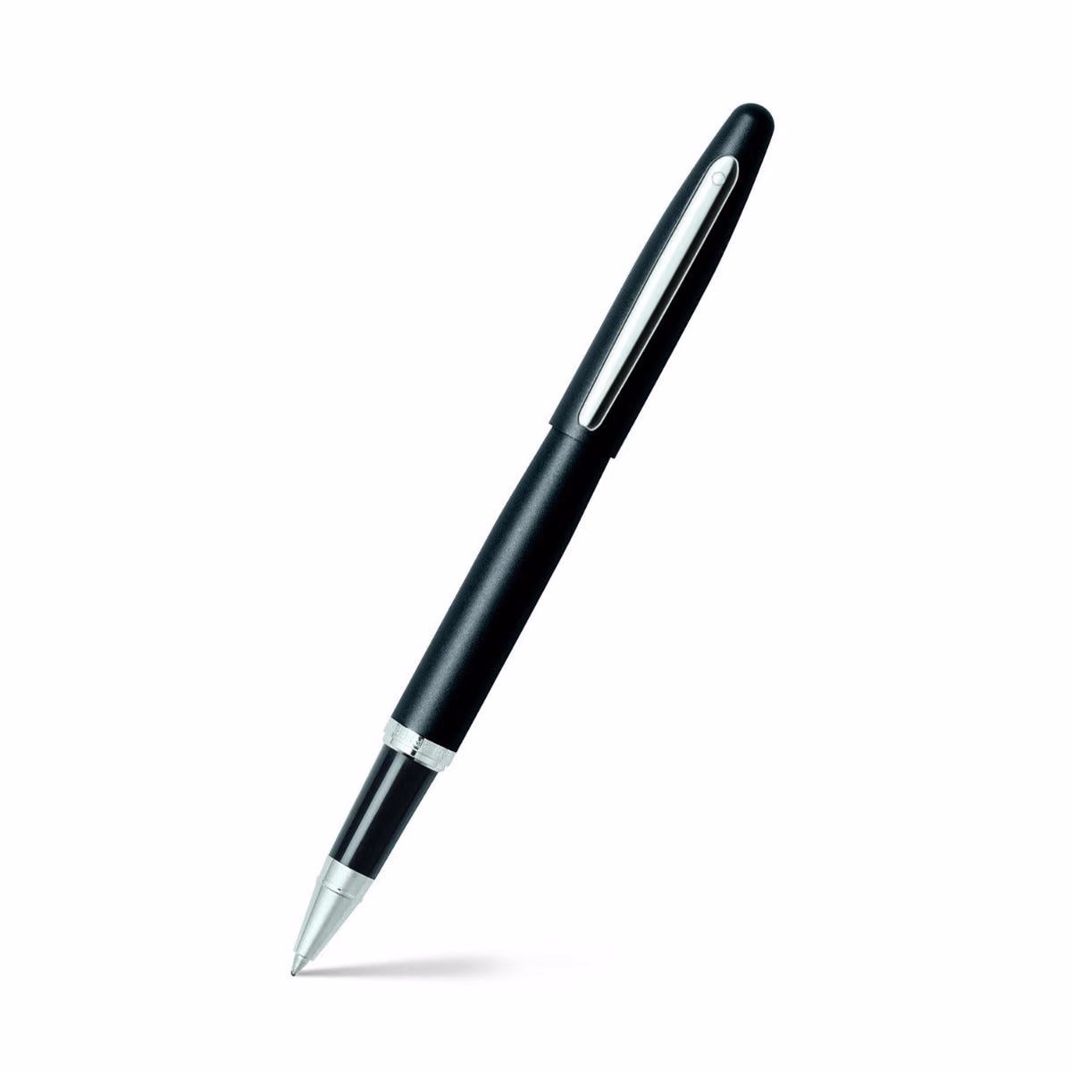 Sheaffer VFM Matte Black Rollerball Pen With Chrome Trims image 1