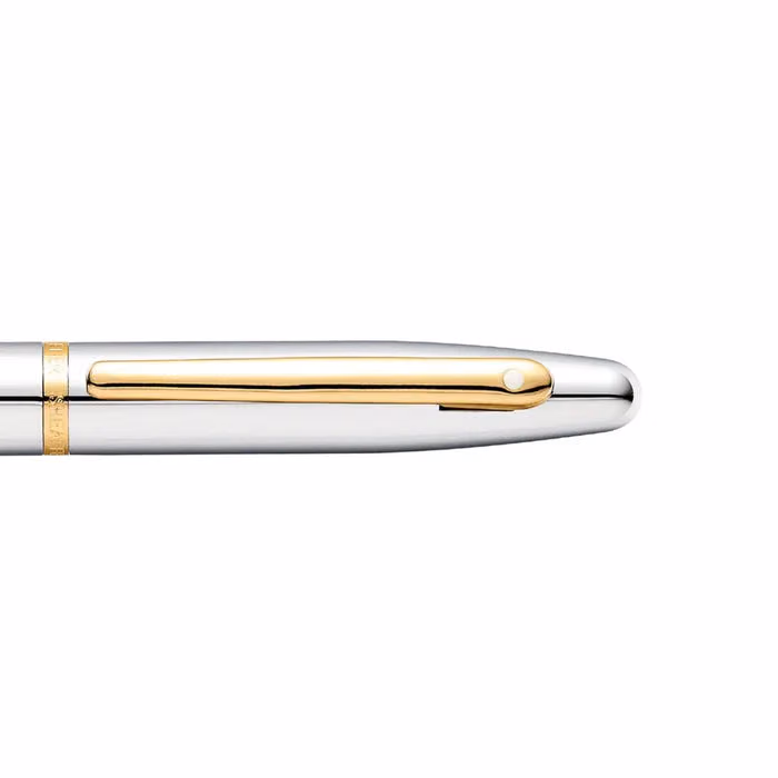 Sheaffer VFM Polished Chrome Rollerball Pen With Gold Trims image 5