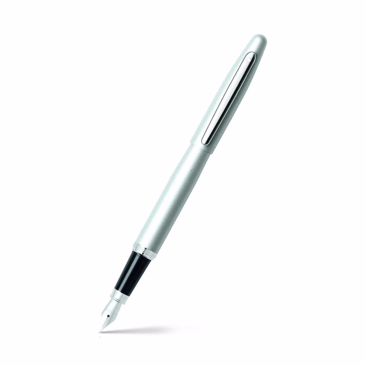 Sheaffer VFM Strobe Silver Fountain Pen With Chrome Trims - Fine image 1