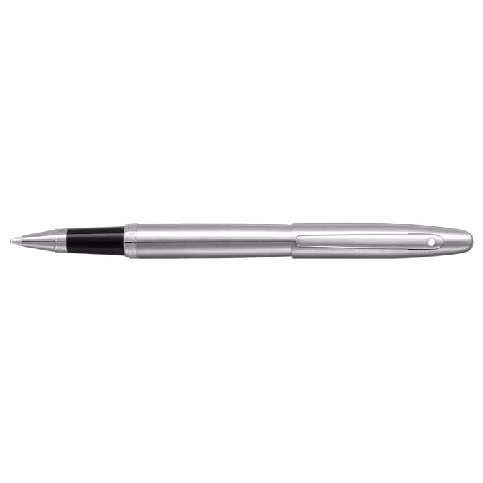 Sheaffer VFM 9426 Brushed Chrome Rollerball Pen With Chrome Trim - VFM Brushed Chrome Chrome Trim