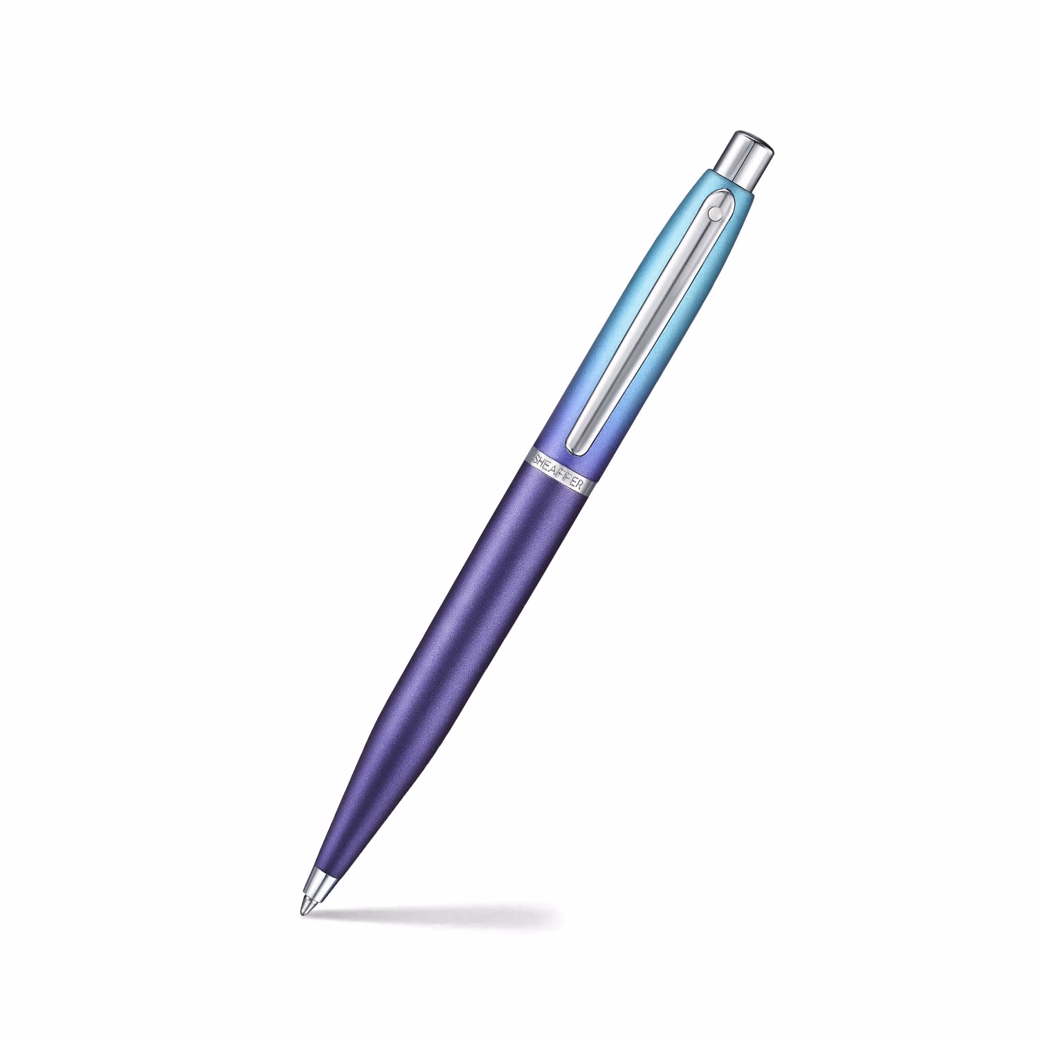 Sheaffer VFM VFM Expressions Blue Purple Pearlised Gradient Chrome-Plated Trims Ballpoint image 1