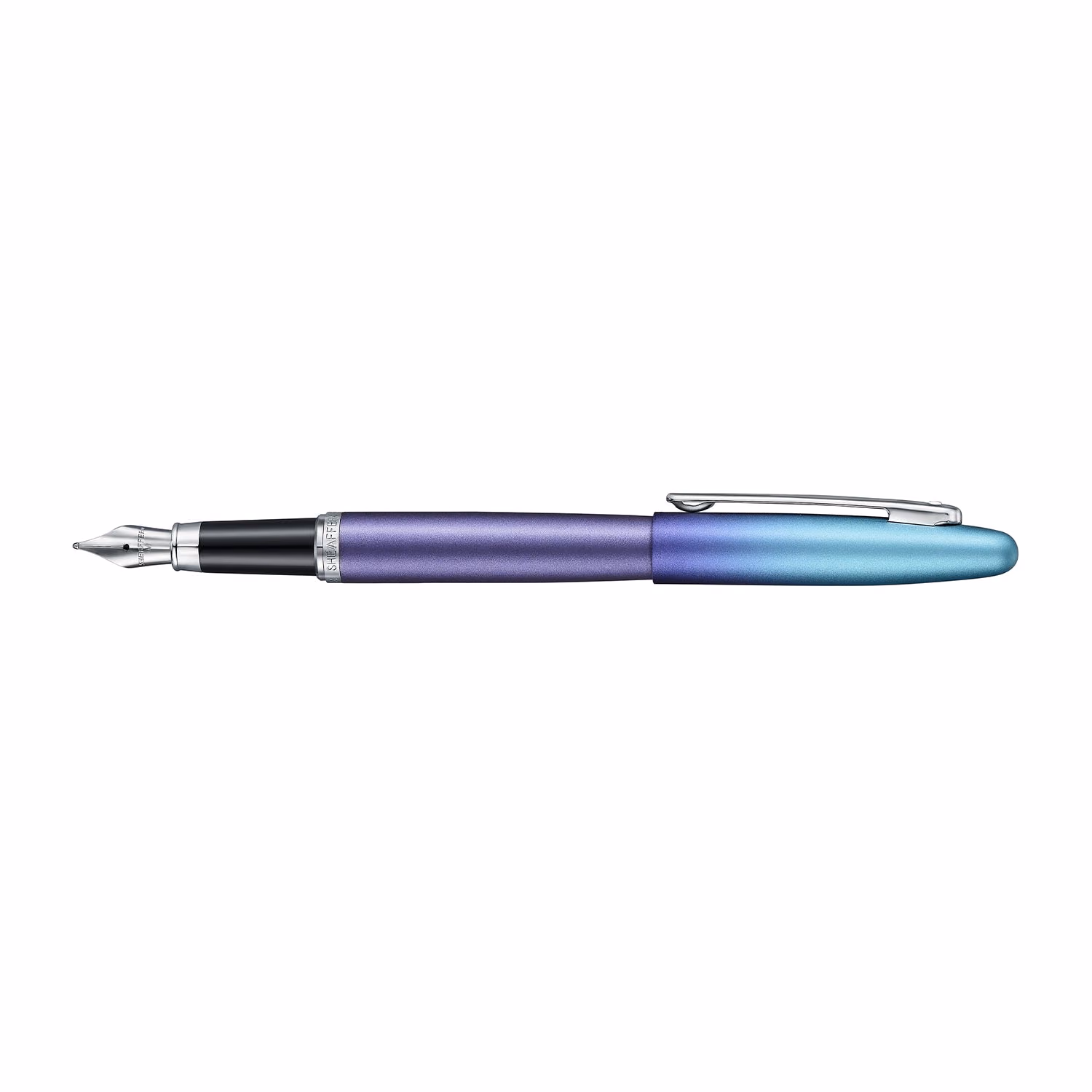 Sheaffer VFM VFM Expressions Blue Purple Pearlised Gradient Chrome-Plated Trims Fountain Pen - VFM Expressions Blue Purple Pearlised Gradient Chrome-Plated Trims