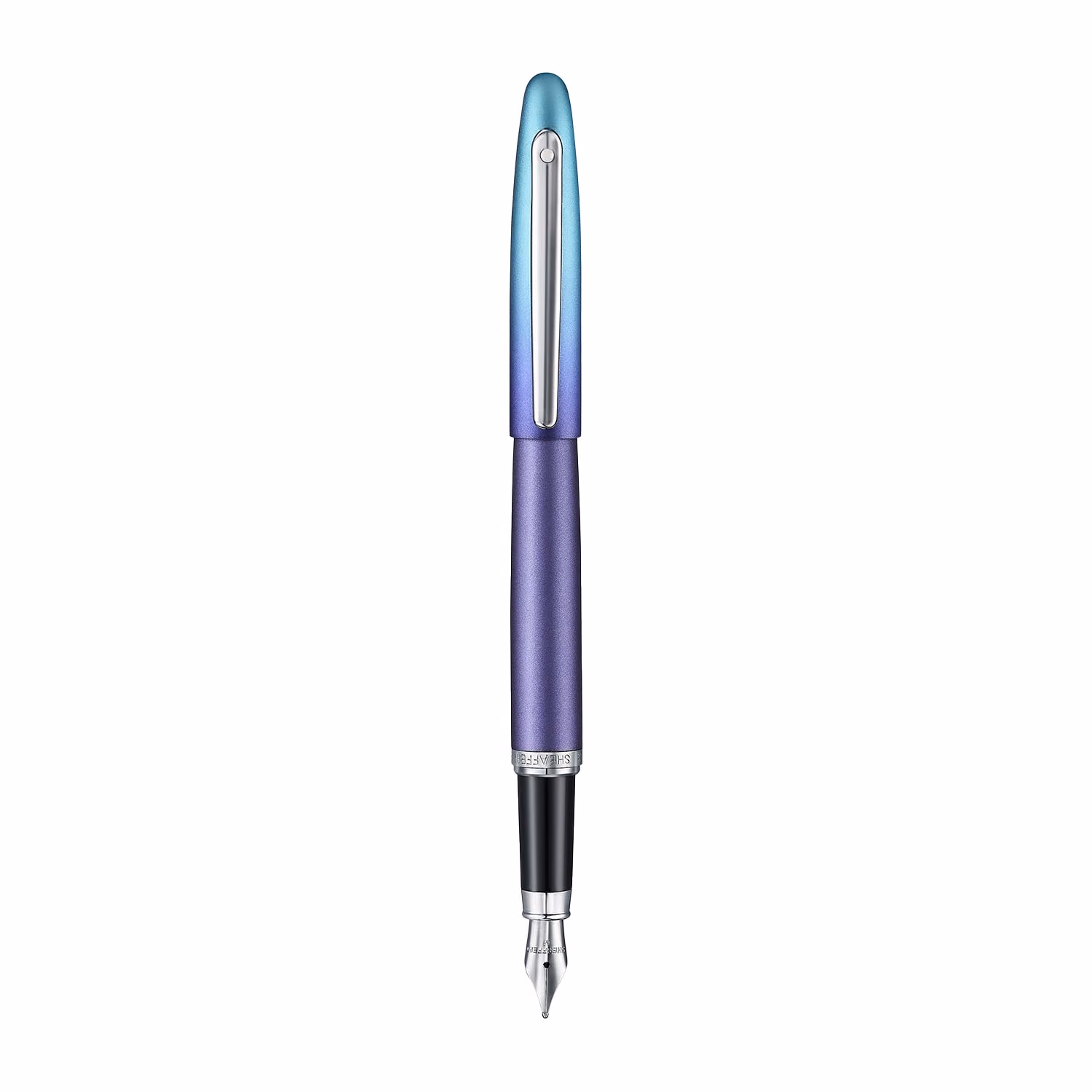 Sheaffer VFM VFM Expressions Blue Purple Pearlised Gradient Chrome-Plated Trims Fountain Pen image 5