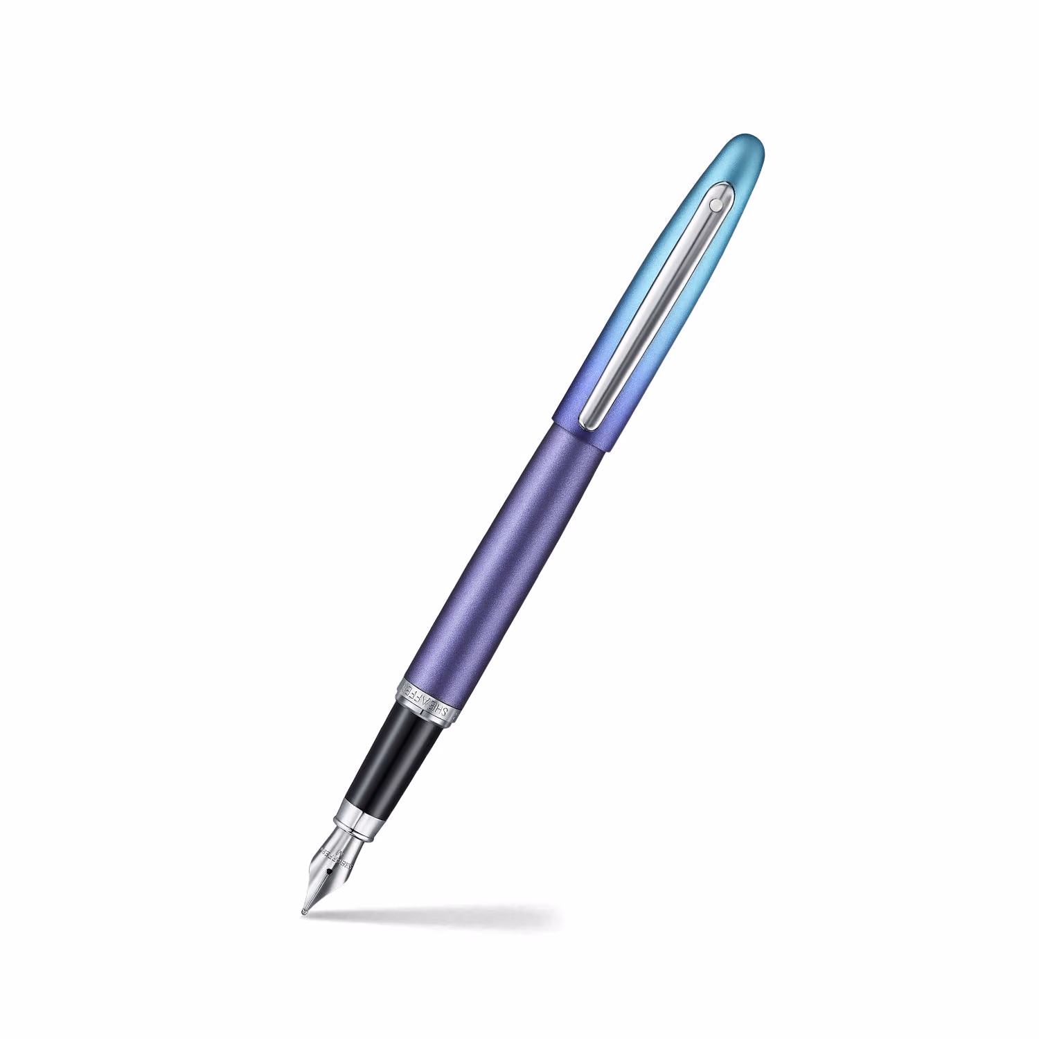 Sheaffer VFM VFM Expressions Blue Purple Pearlised Gradient Chrome-Plated Trims Fountain Pen image 1