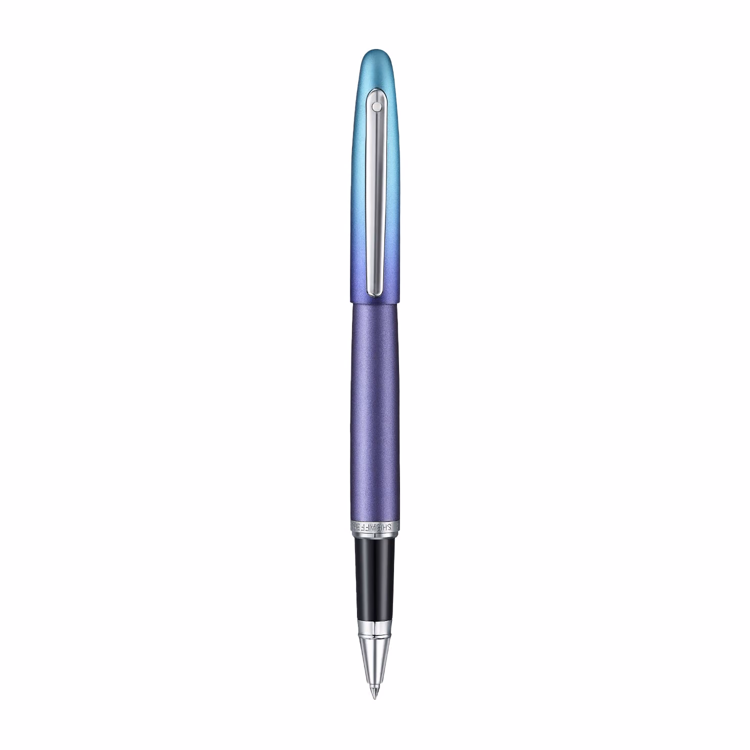 Sheaffer VFM VFM Expressions Blue Purple Pearlised Gradient Chrome-Plated Trims Rollerball image 4