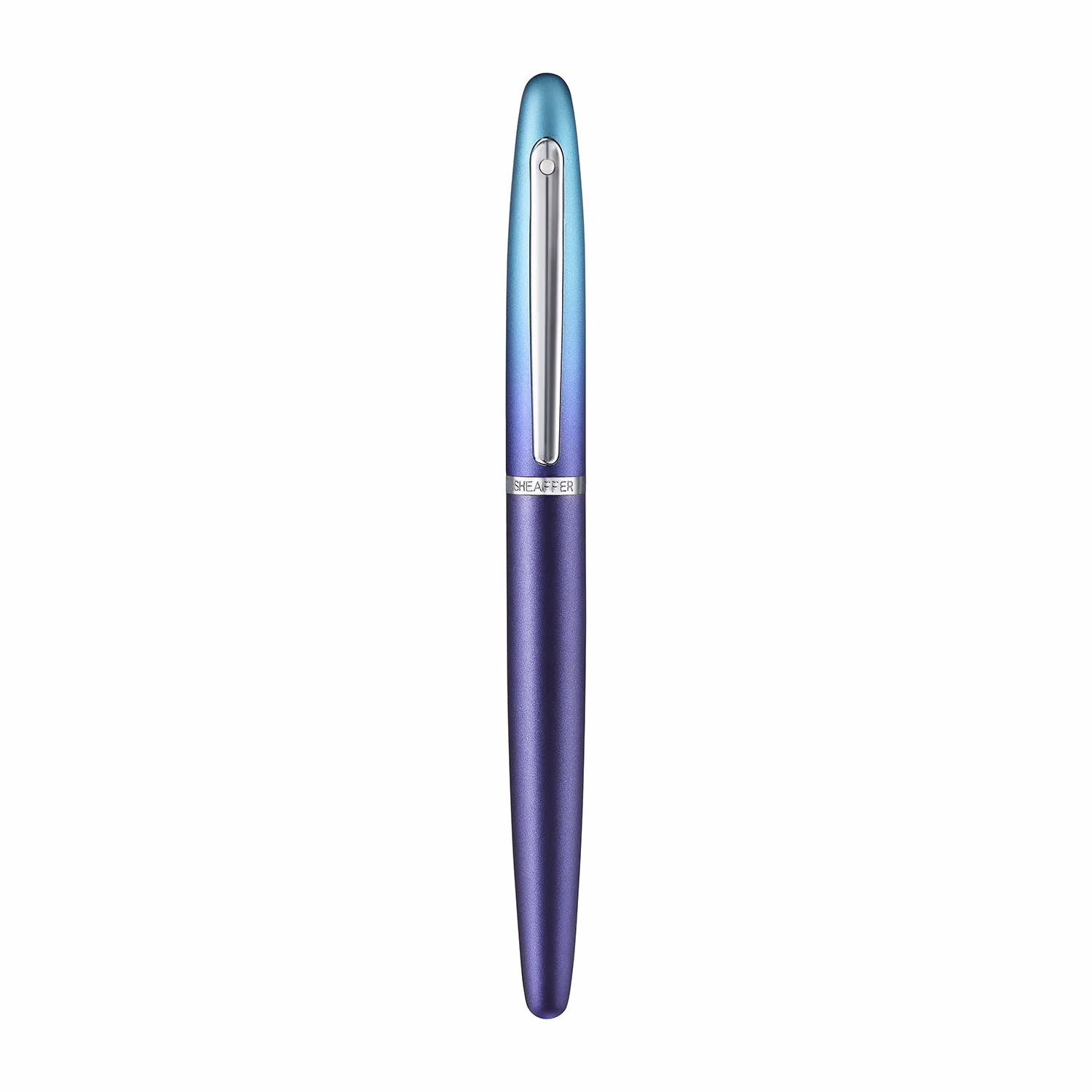 Sheaffer VFM VFM Expressions Blue Purple Pearlised Gradient Chrome-Plated Trims Rollerball image 5