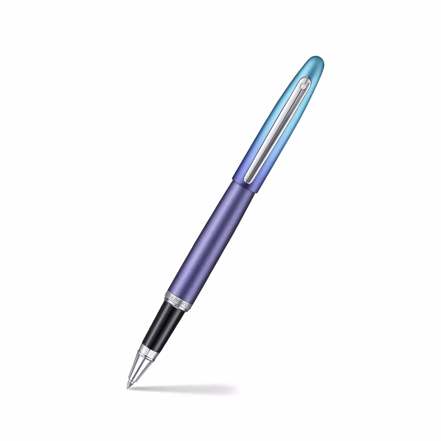 Sheaffer VFM VFM Expressions Blue Purple Pearlised Gradient Chrome-Plated Trims Rollerball image 1