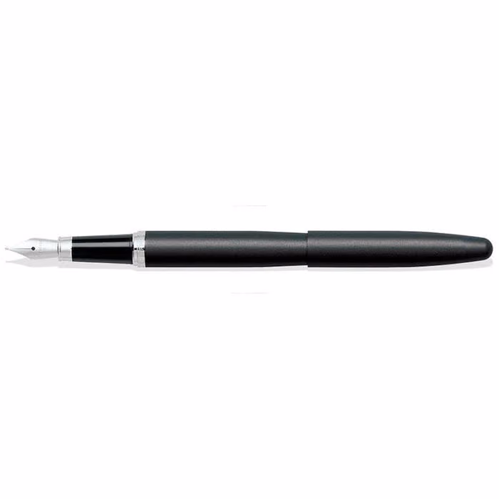 Sheaffer VFM Matte Black with Chrome trims Fountain Pen - Medium - VFM Matte Black Chrome trims - Medium