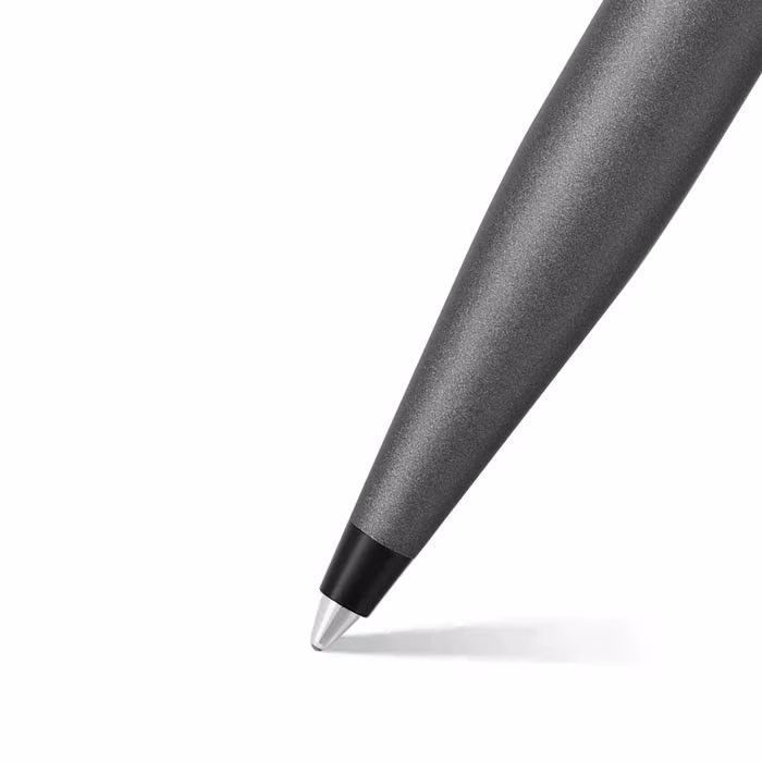 Sheaffer VFM 9424 Matte Gray Ballpoint Pen With Matte Black Trim image 2