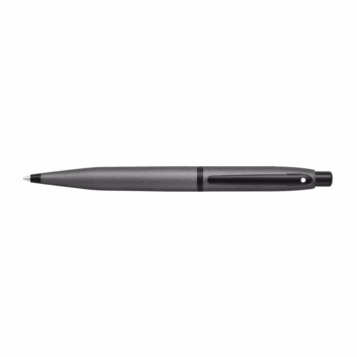 Sheaffer VFM 9424 Matte Gray Ballpoint Pen With Matte Black Trim - VFM Matte Gray Matte Black Trim