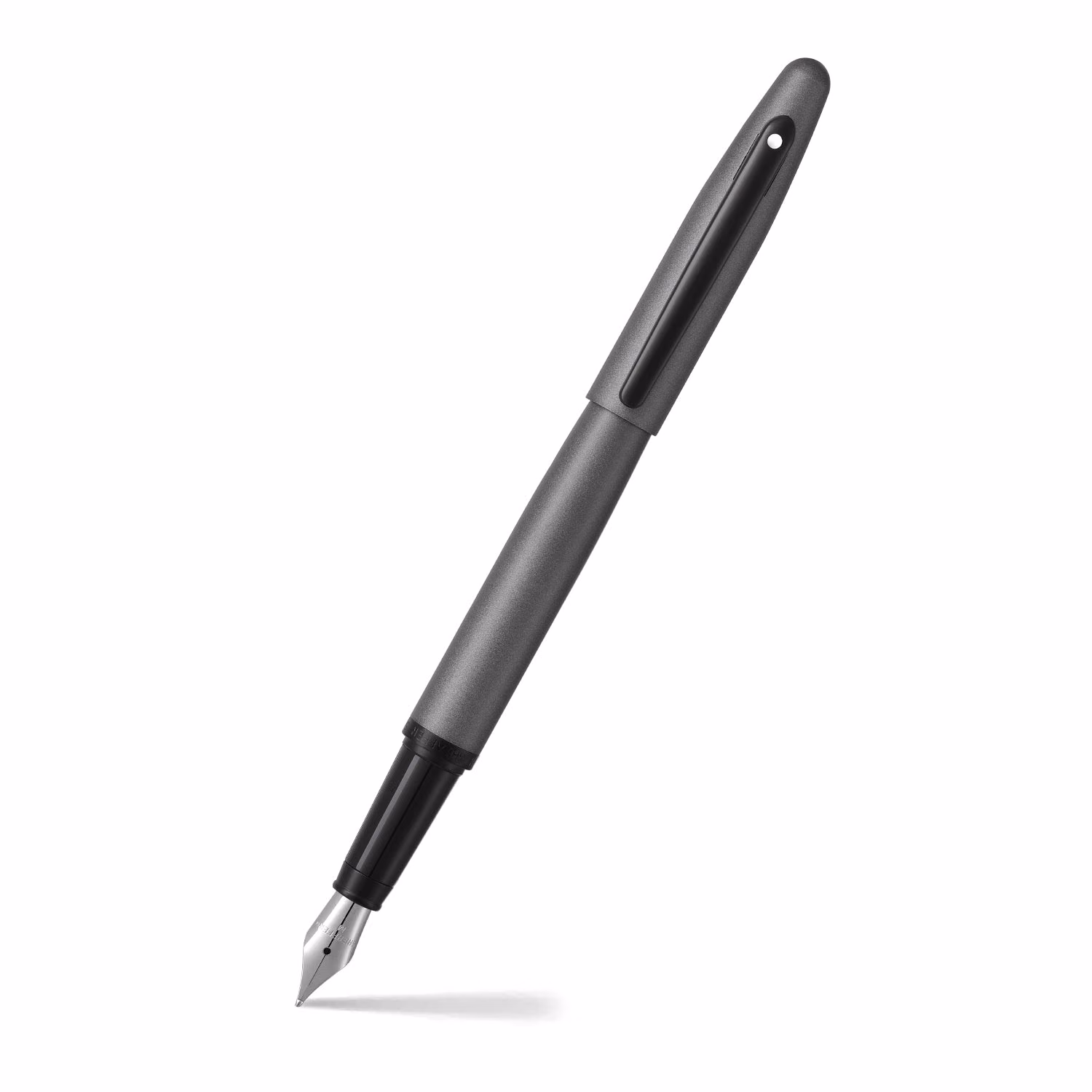 Sheaffer VFM 9424 Matte Gray Fountain Pen With Matte Black Trim - Medium image 1