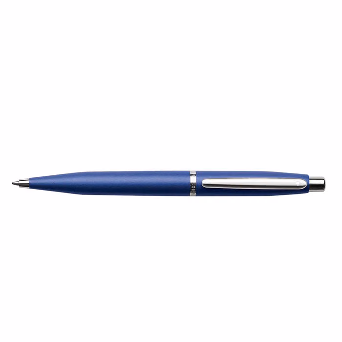 Sheaffer VFM Neon Blue with Chrome trims Ballpoint Pen - VFM Neon Blue Chrome trims