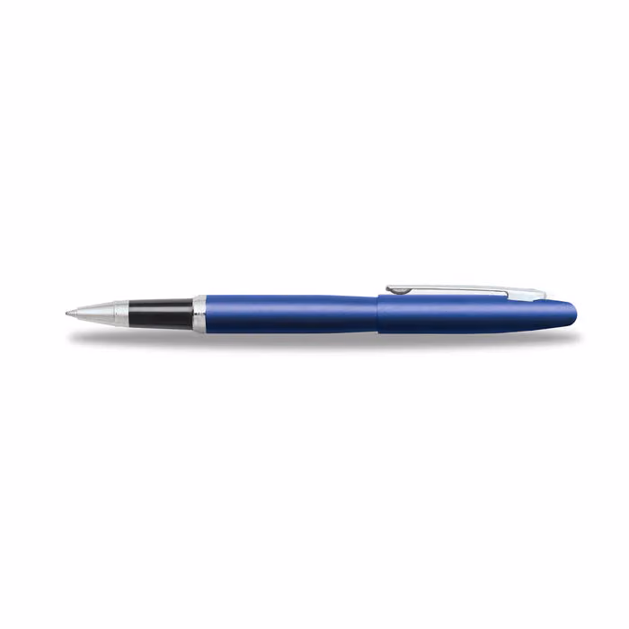 Sheaffer VFM Neon Blue with Chrome trims Rollerball Pen image 3