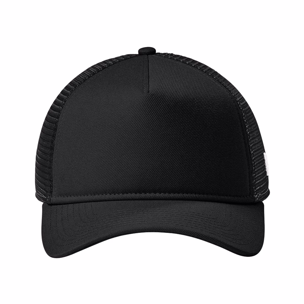 Custom Flag Black/ Black - New Era A-Frame Snapback Mesh Back Cap