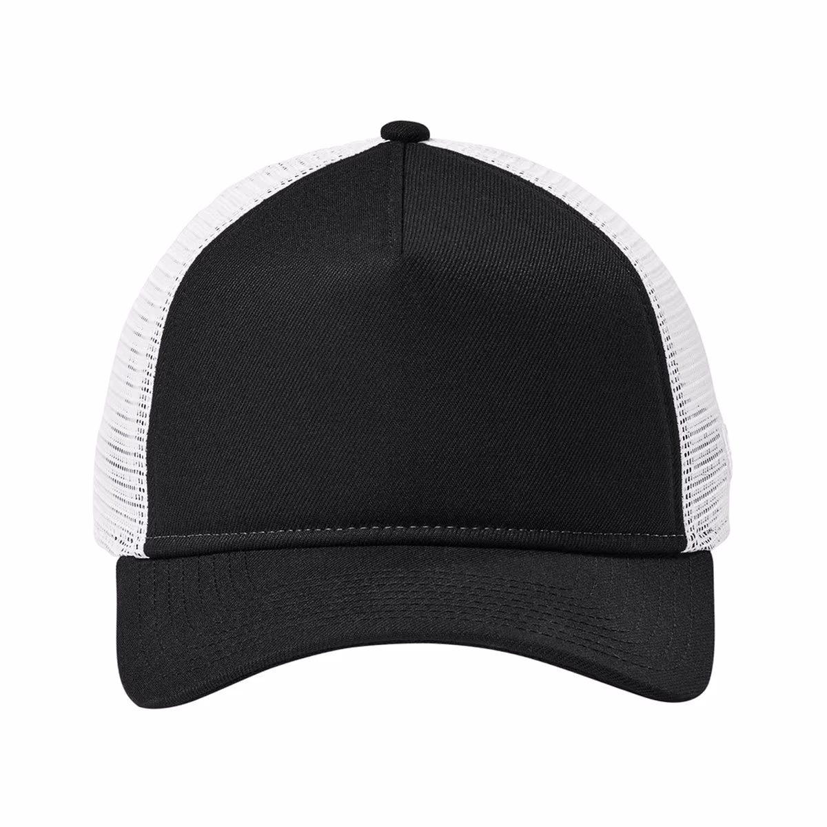 Custom Flag Black/ White - New Era A-Frame Snapback Mesh Back Cap