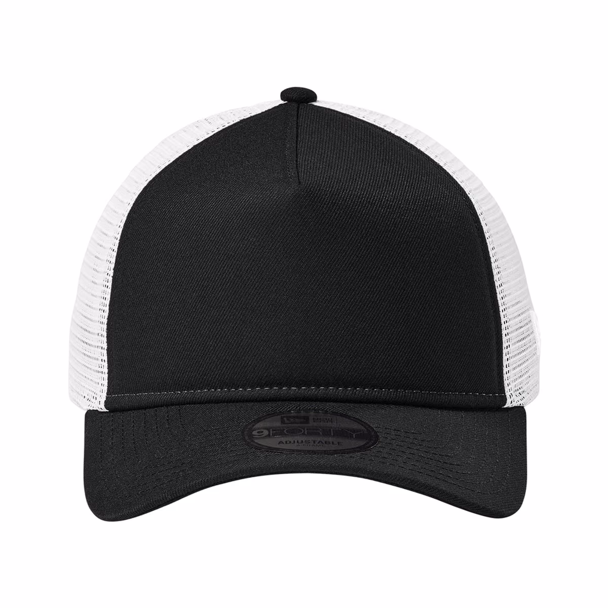 Flag Black/ White - New Era A-Frame Snapback Mesh Back Cap