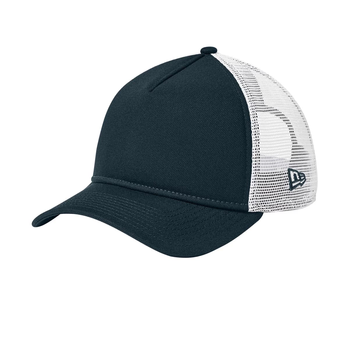 Flag Deep Navy/ White - New Era A-Frame Snapback Mesh Back Cap