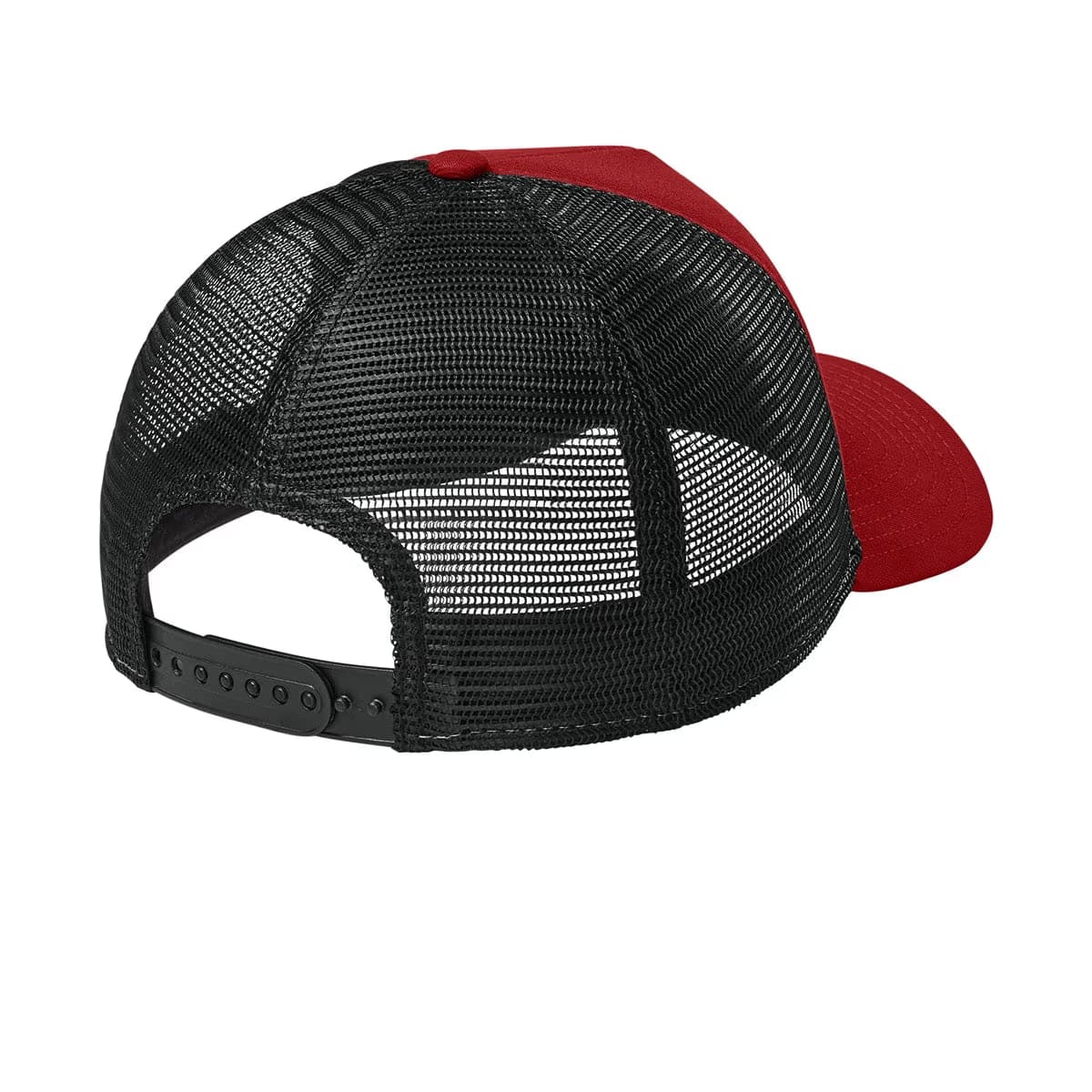 Flag Scarlet/ Black - New Era A-Frame Snapback Mesh Back Cap