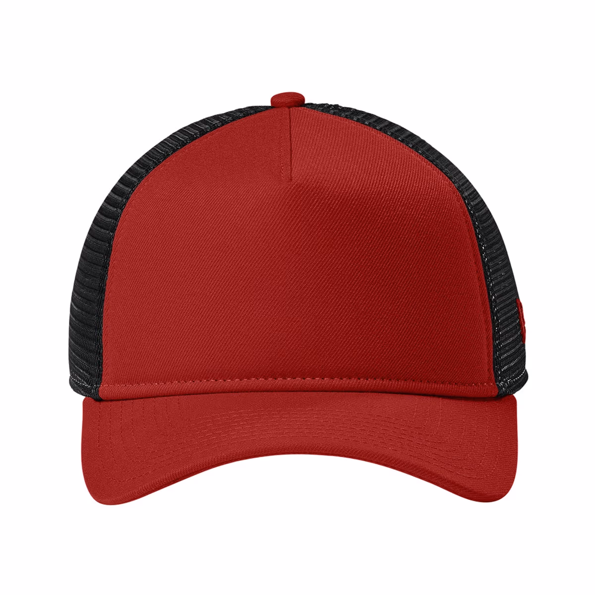 Flag Scarlet/ Black - New Era A-Frame Snapback Mesh Back Cap
