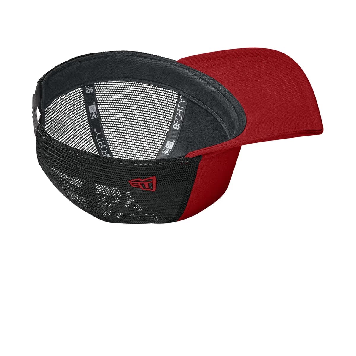 Flag Scarlet/ Black - New Era A-Frame Snapback Mesh Back Cap