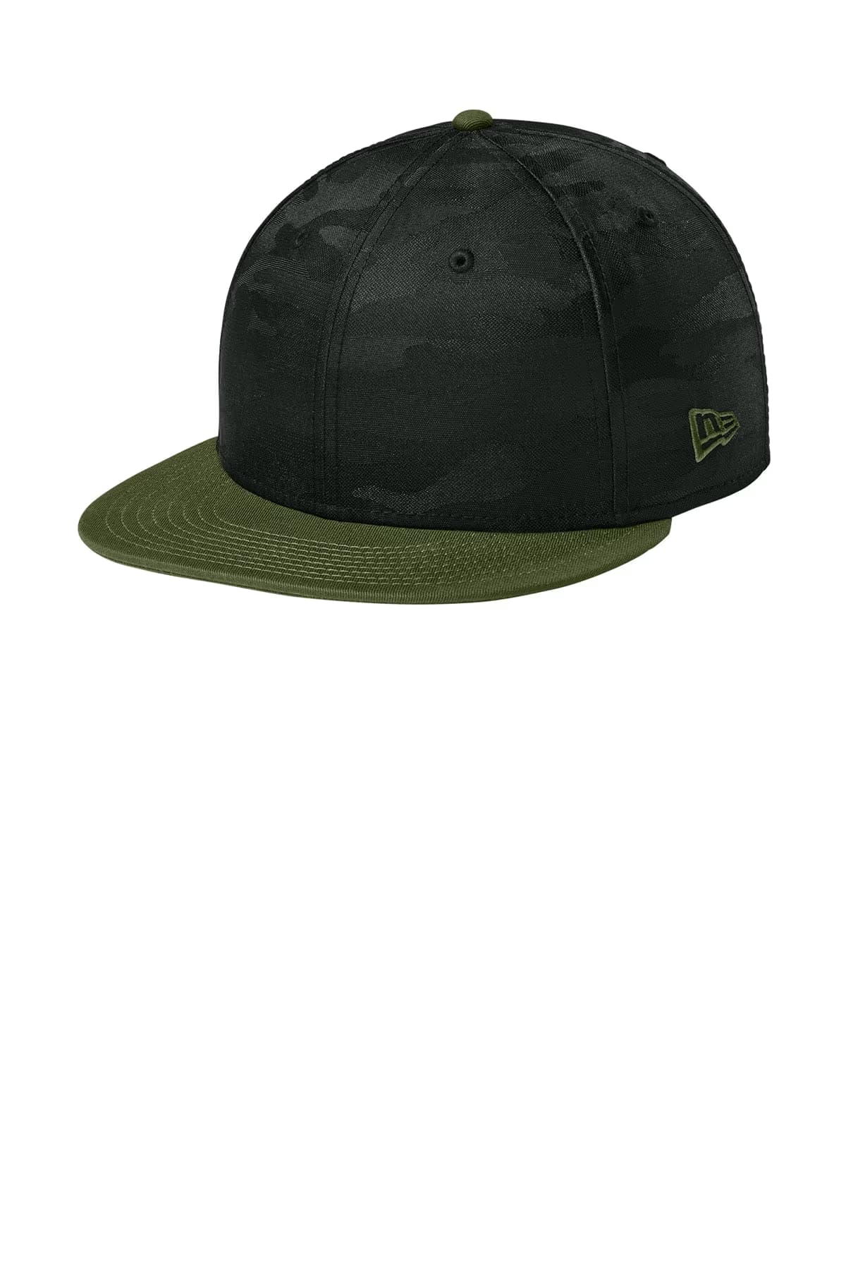 Flag Army/ Black Camo - New Era Camo Flat Bill Snapback Cap