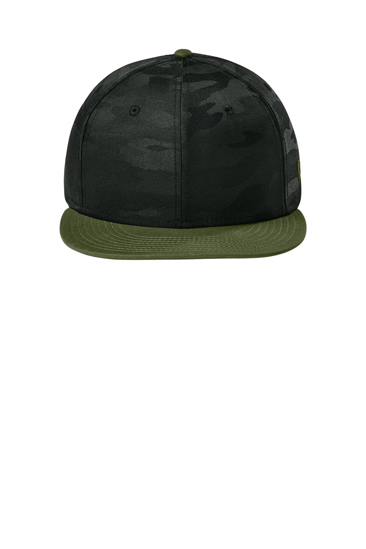 Flag Black/ Black Camo - New Era Camo Flat Bill Snapback Cap