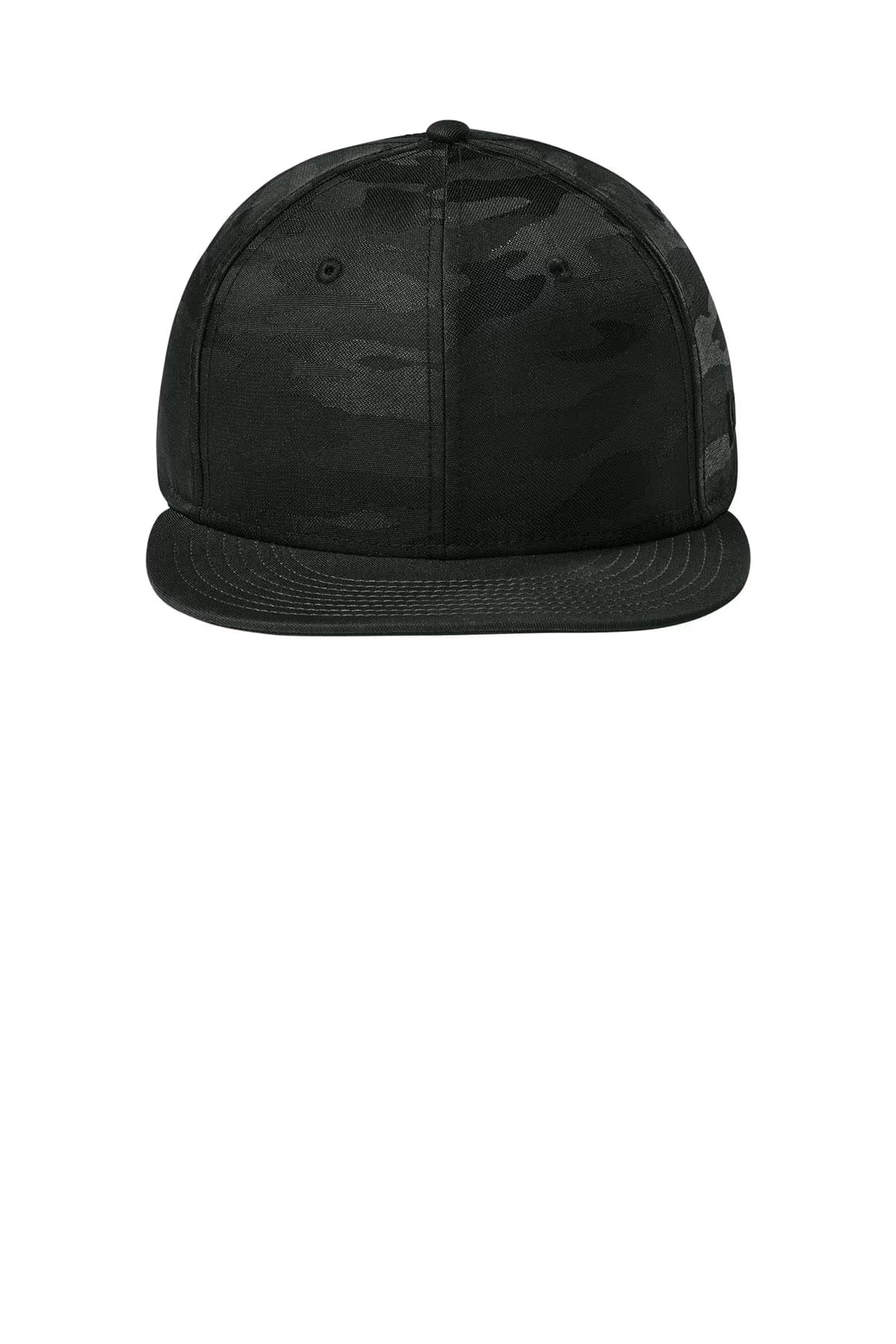 Flag Black/ Black Camo - New Era Camo Flat Bill Snapback Cap
