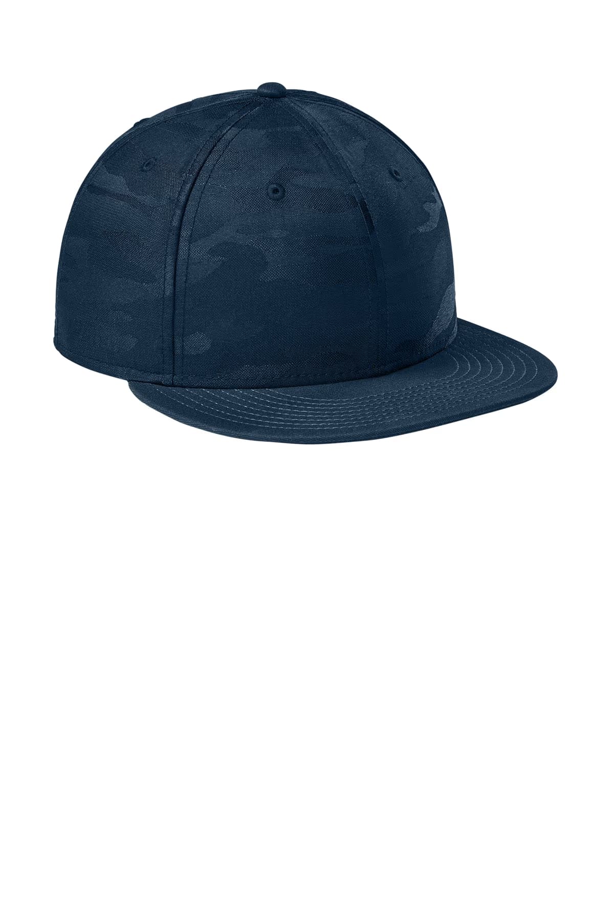Flag Deep Navy/ Deep Navy Camo - New Era Camo Flat Bill Snapback Cap