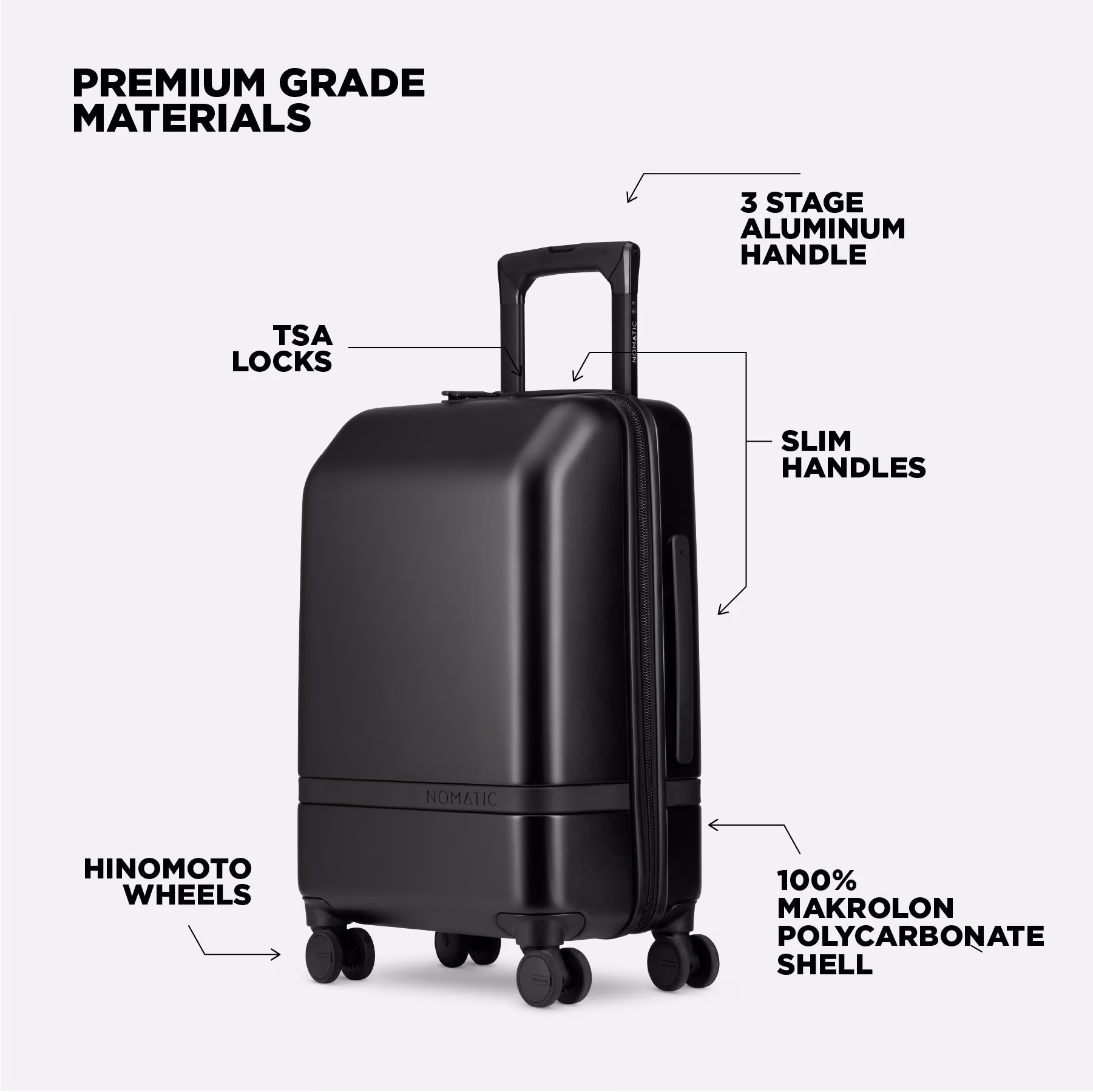 Custom Black - Nomatic Carry-On Classic