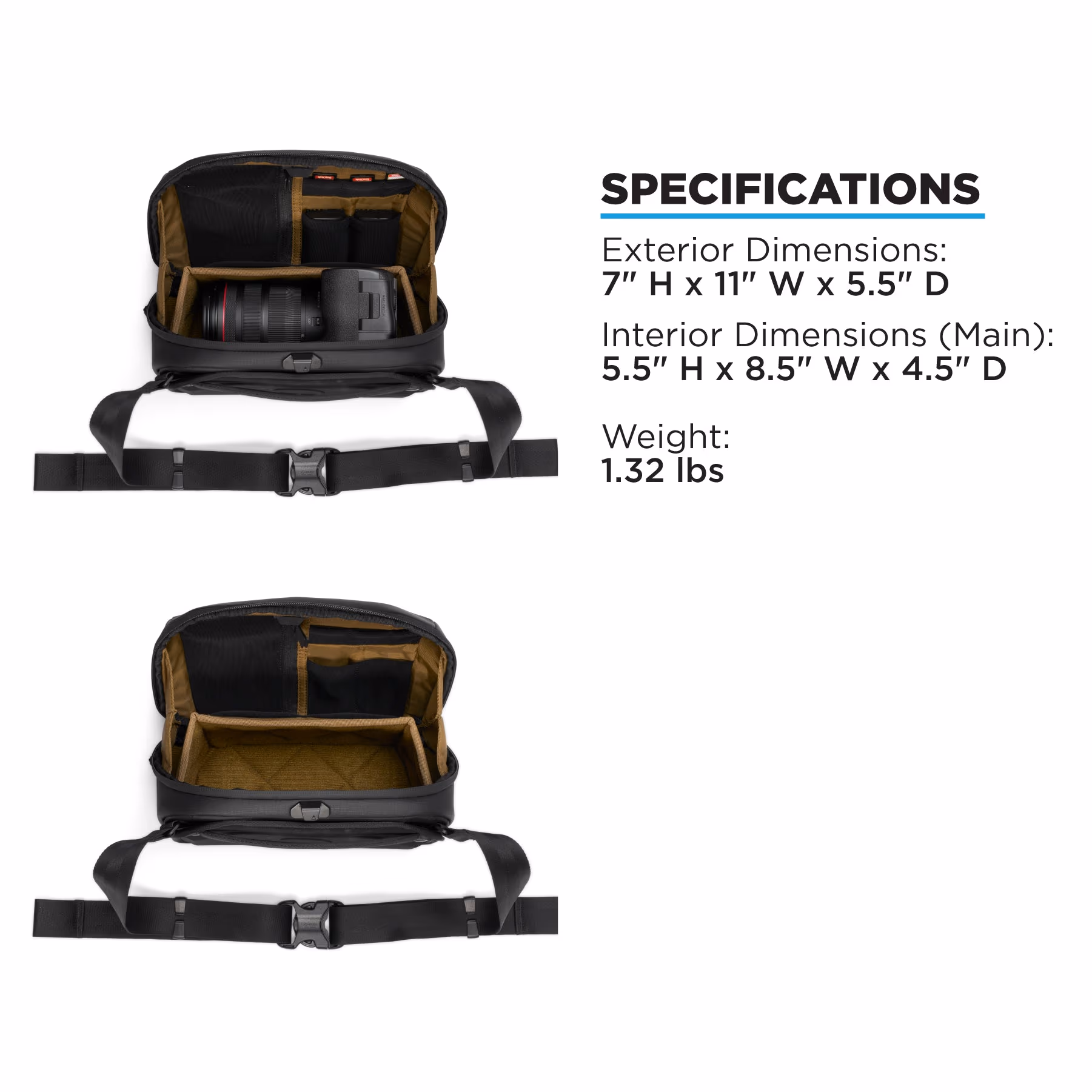 Black - Nomatic McKinnon Camera Sling 5L