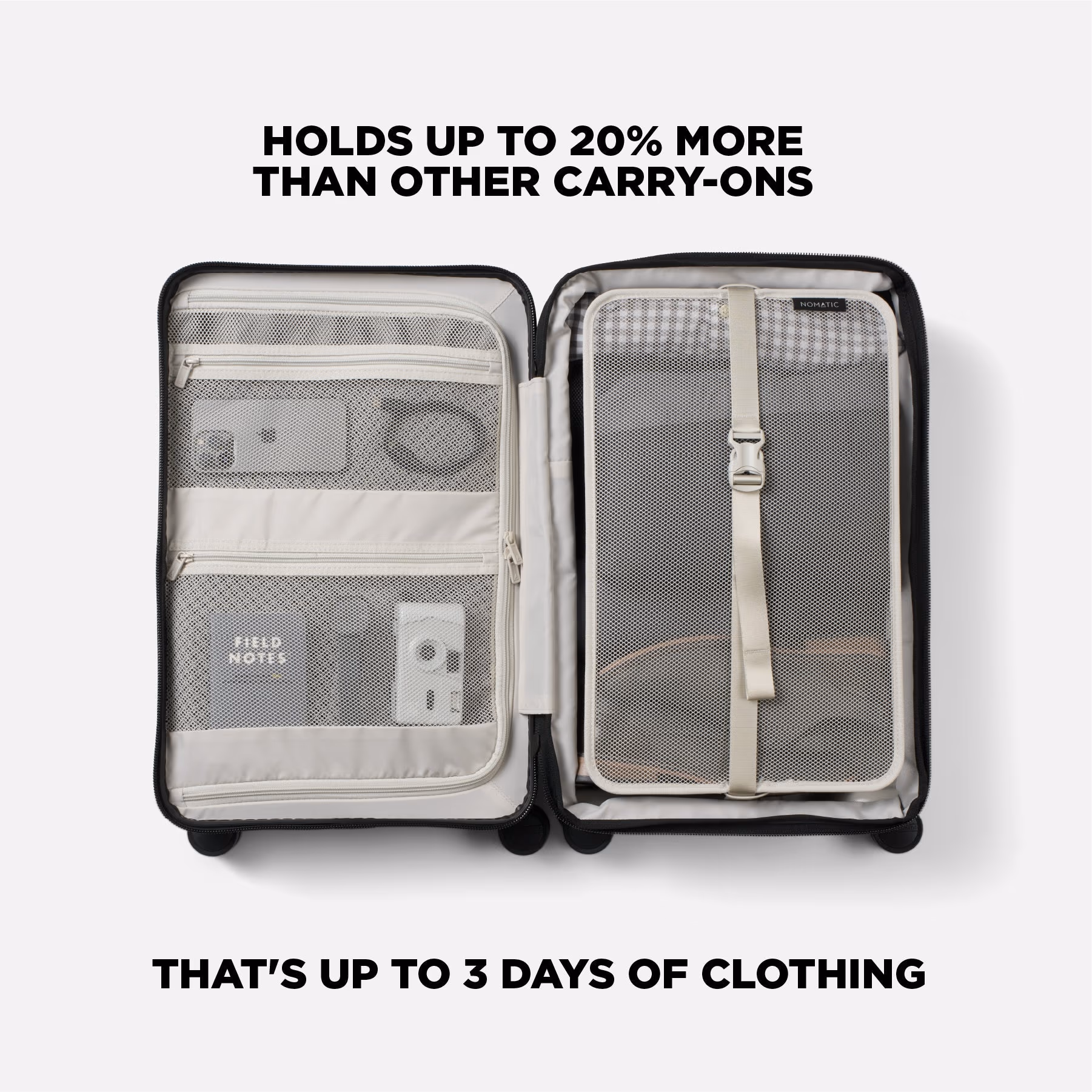 Gray - Nomatic Method Luggage Carry-On