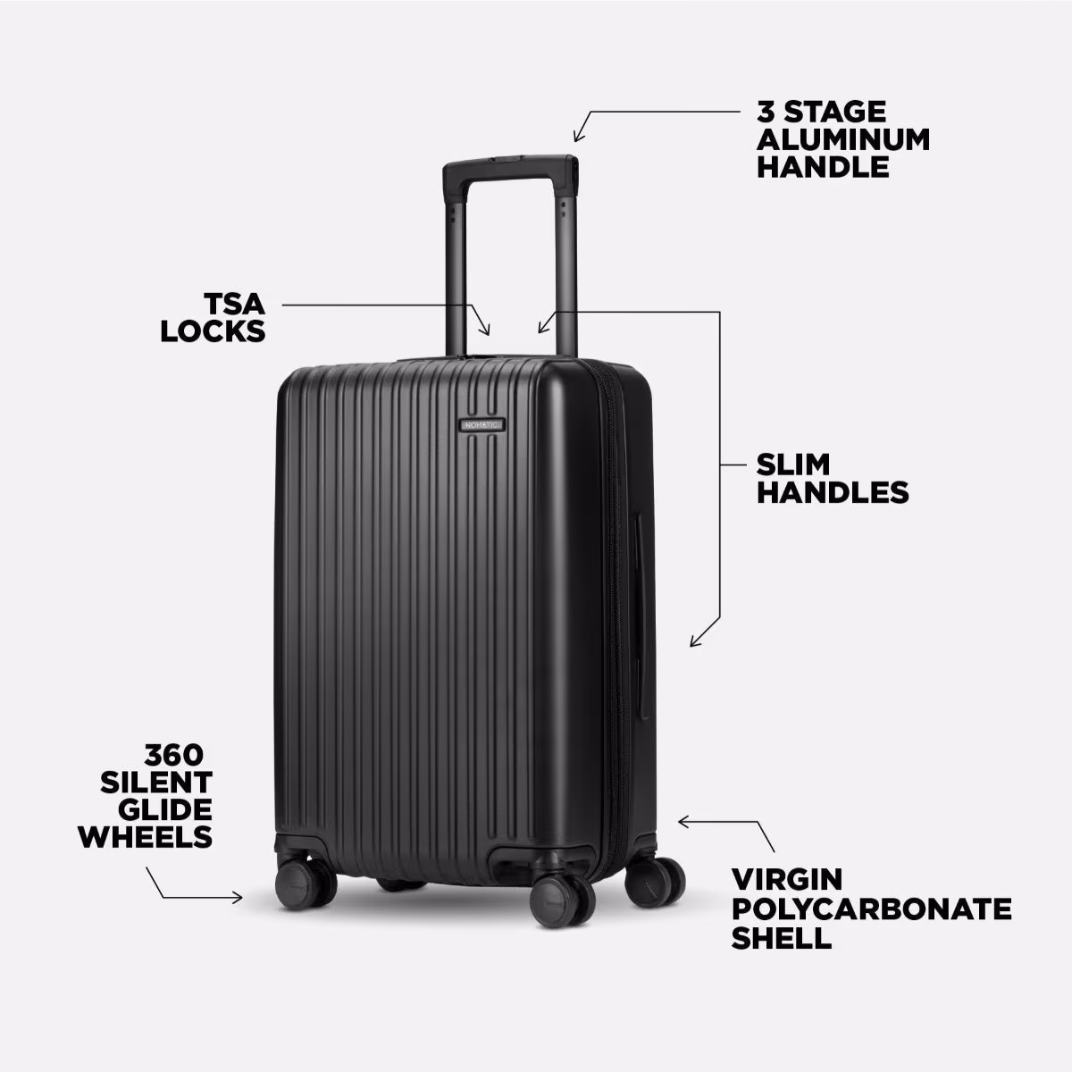 Gray - Nomatic Method Luggage Carry-On