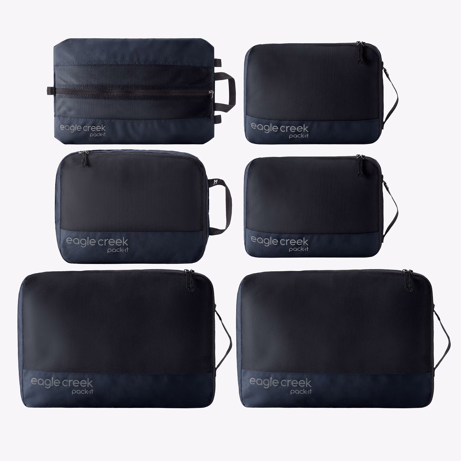 Custom Black - Eagle Creek Pack-It® Reveal Extended Stay Packing Cube Set