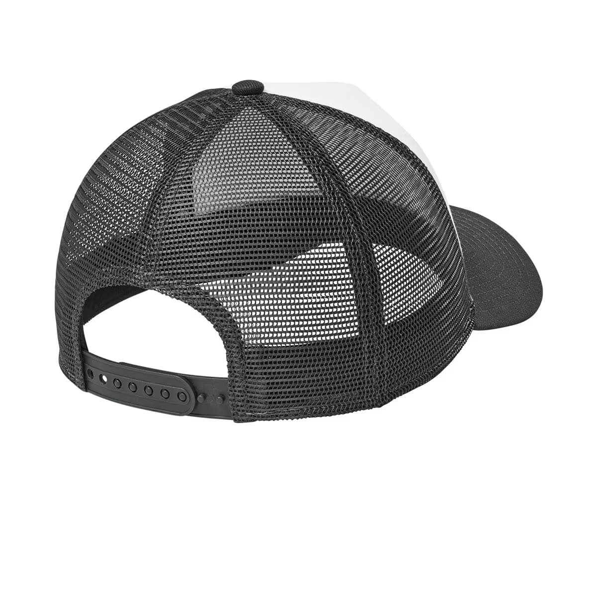 Flag White/ Graphite/ Graphite - New Era A-Frame Snapback Mesh Back Cap