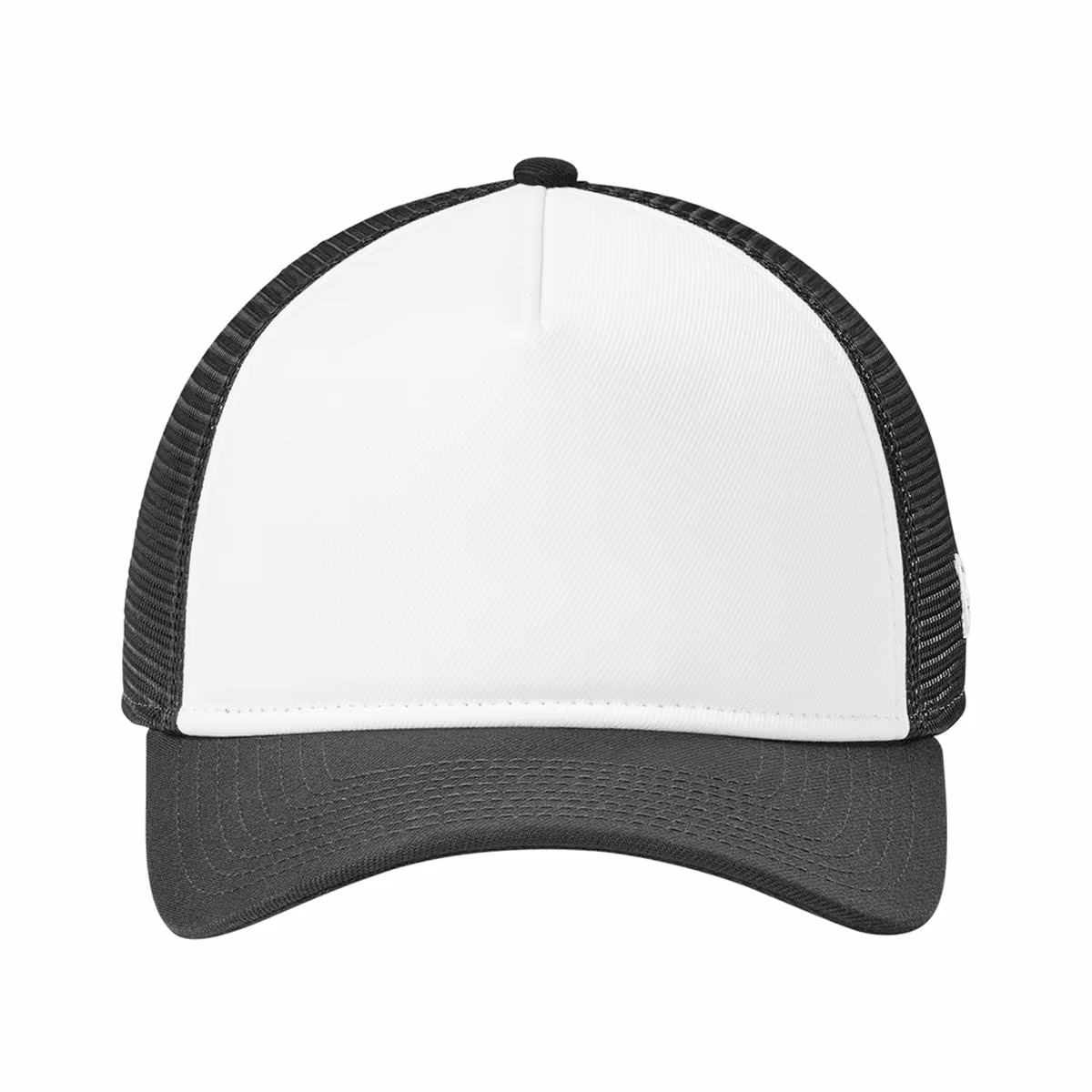 Flag White/ Graphite/ Graphite - New Era A-Frame Snapback Mesh Back Cap