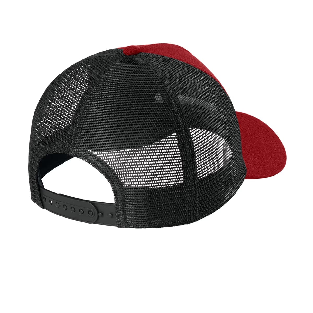 Scarlet/ Black - New Era A-Frame Snapback Mesh Back Cap