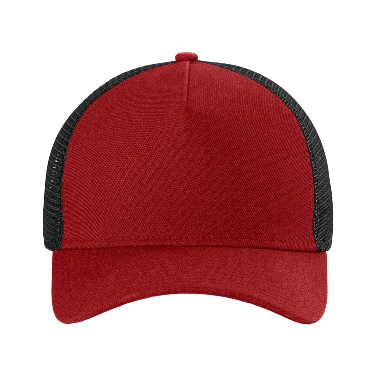 Scarlet/ Black - New Era A-Frame Snapback Mesh Back Cap